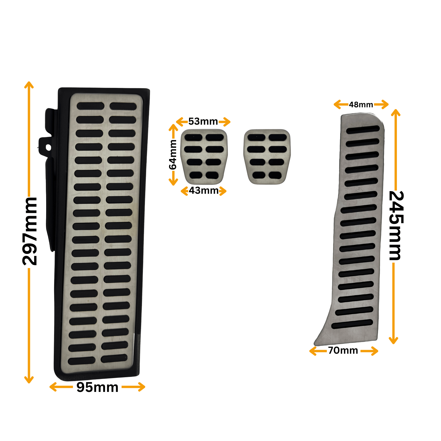 pedale mașina manuala Pedale Sport VW Golf 5 / Golf 6 / Tiguan – Cutie Manuală – Tunivo