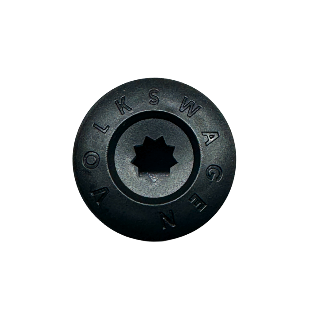 Set 20 Capace Prezoane Roți VW 17mm + Unealtă, Negru