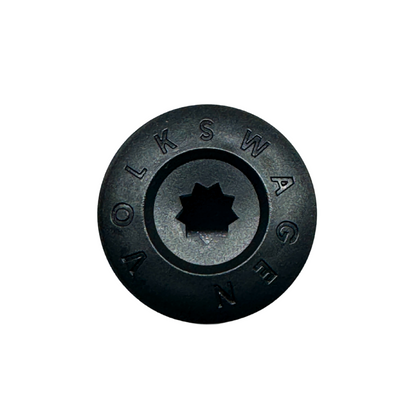 Set 20 Capace Prezoane Roți VW 17mm + Unealtă, Negru