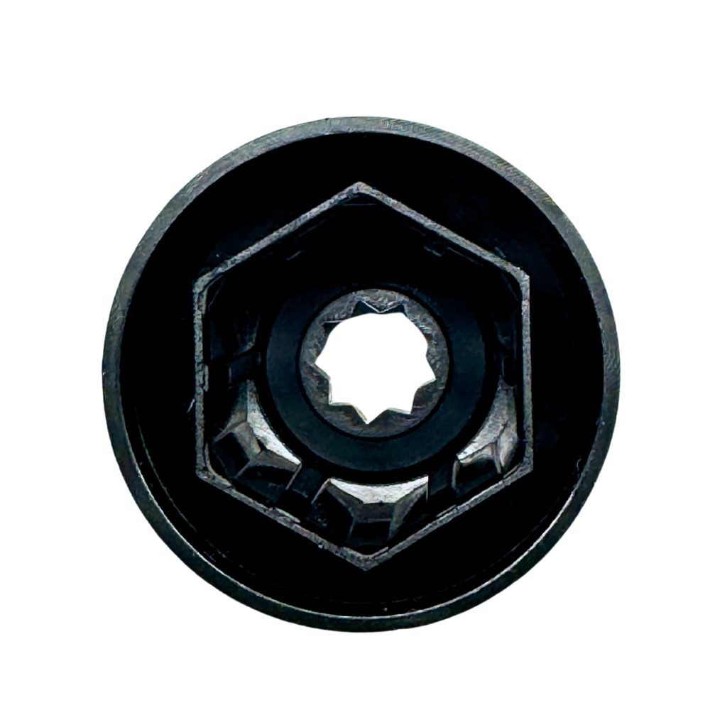 Set 20 Capace Prezoane Roți VW 17mm + Unealtă, Negru