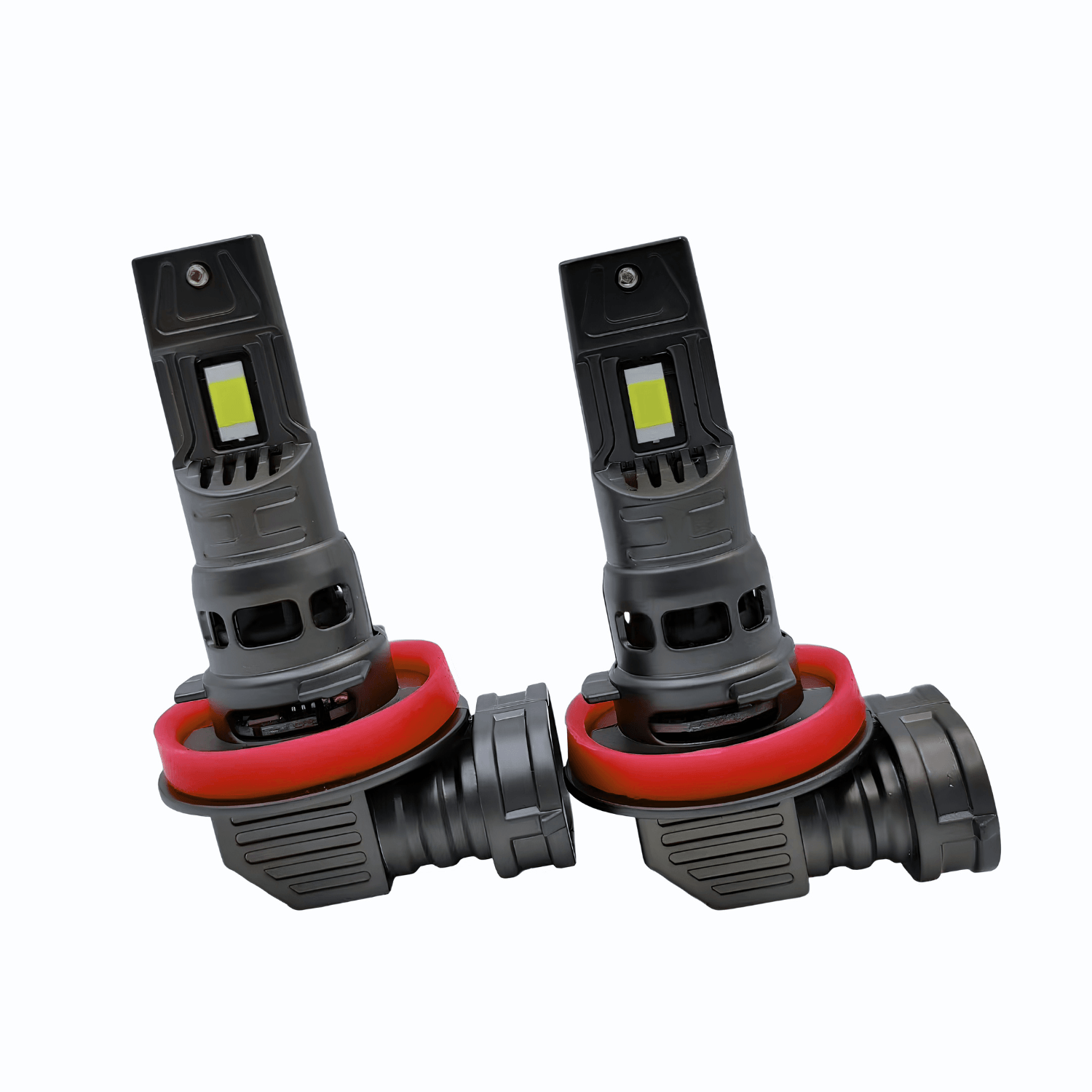 Set 2 Becuri Auto LED H11/H9/H8 6000K CANBUS, 8000 lm, Lumină Albă