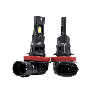 Set 2 Becuri Auto LED H11/H9/H8 6000K CANBUS, 8000 lm, Lumină Albă