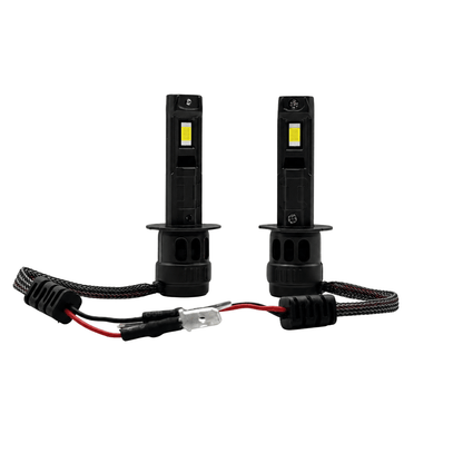 Set 2 Becuri Auto LED H1 6000K, CANBUS, pentru Faruri cu Lupă, Lumină Albă