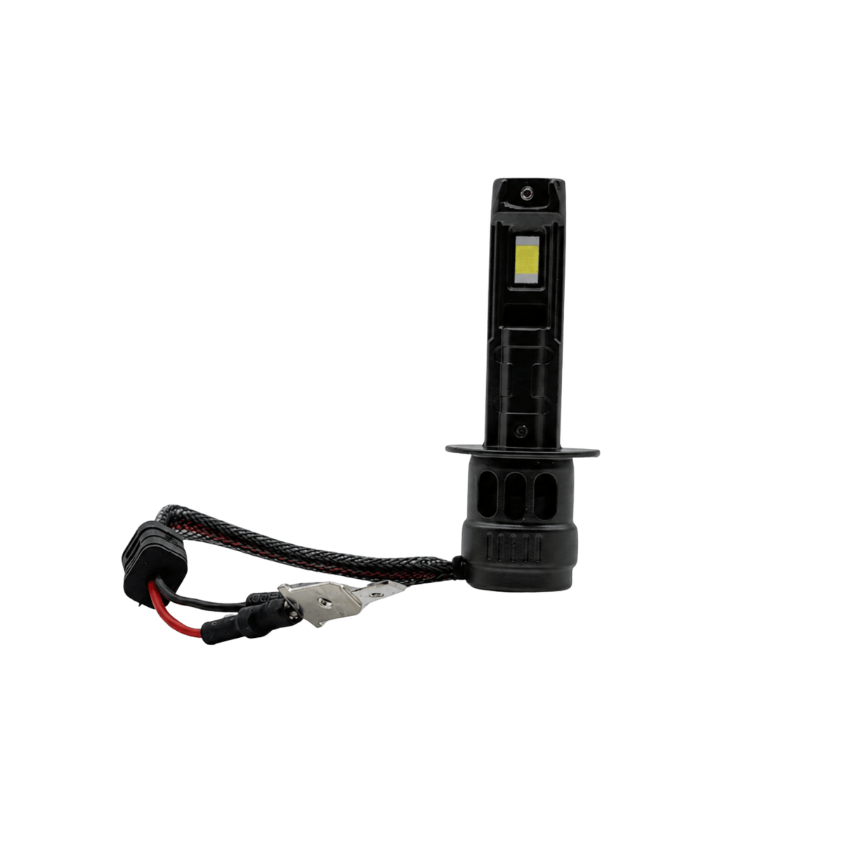 Set 2 Becuri Auto LED H1 6000K, CANBUS, pentru Faruri cu Lupă, Lumină Albă