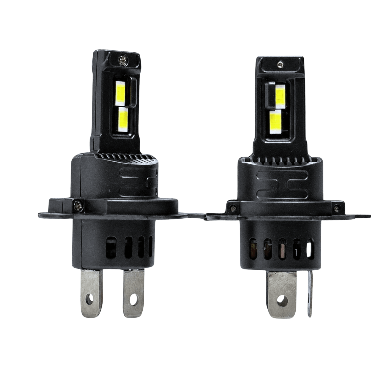 Set 2 Becuri Auto LED H4 6000K CANBUS, 8000 lm, Lumină Albă
