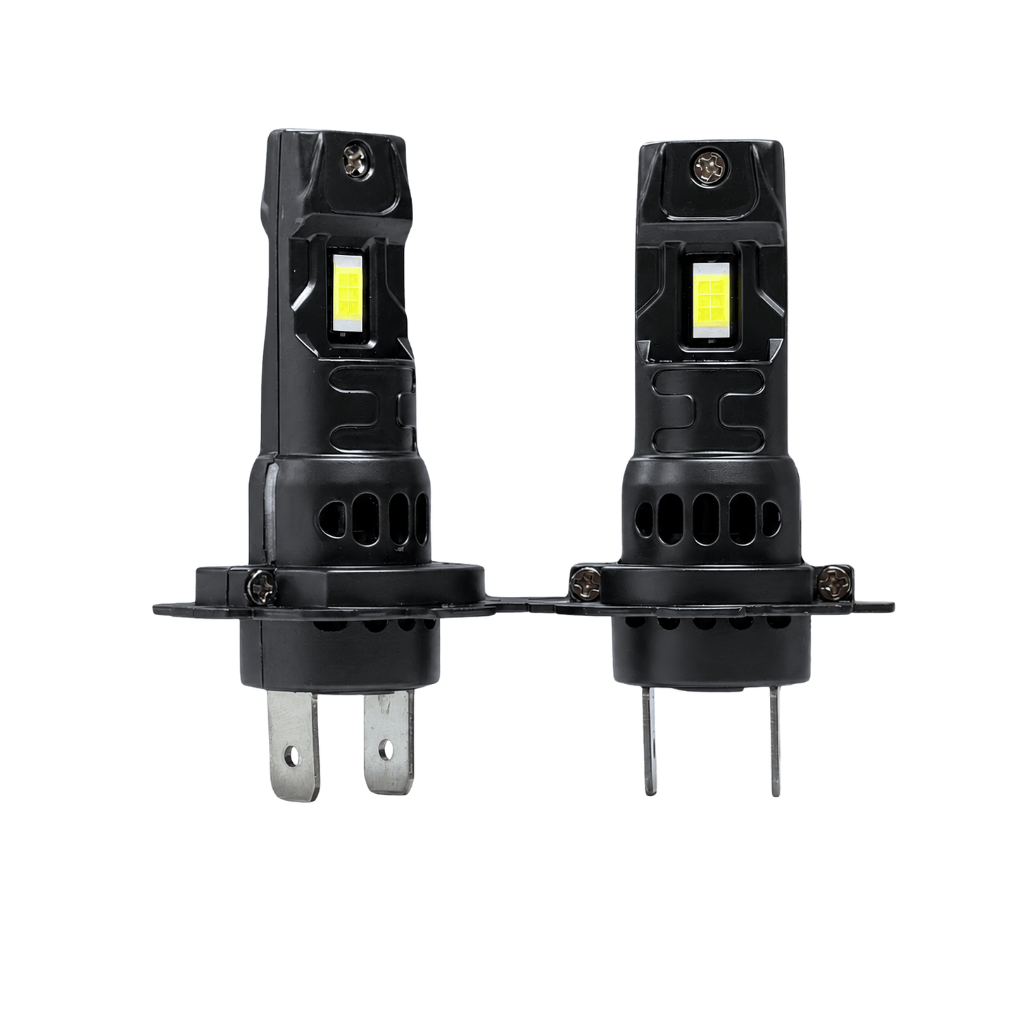 Set 2 Becuri Auto LED H7 6000K, CANBUS, pentru Faruri cu Lupă, Lumină Albă