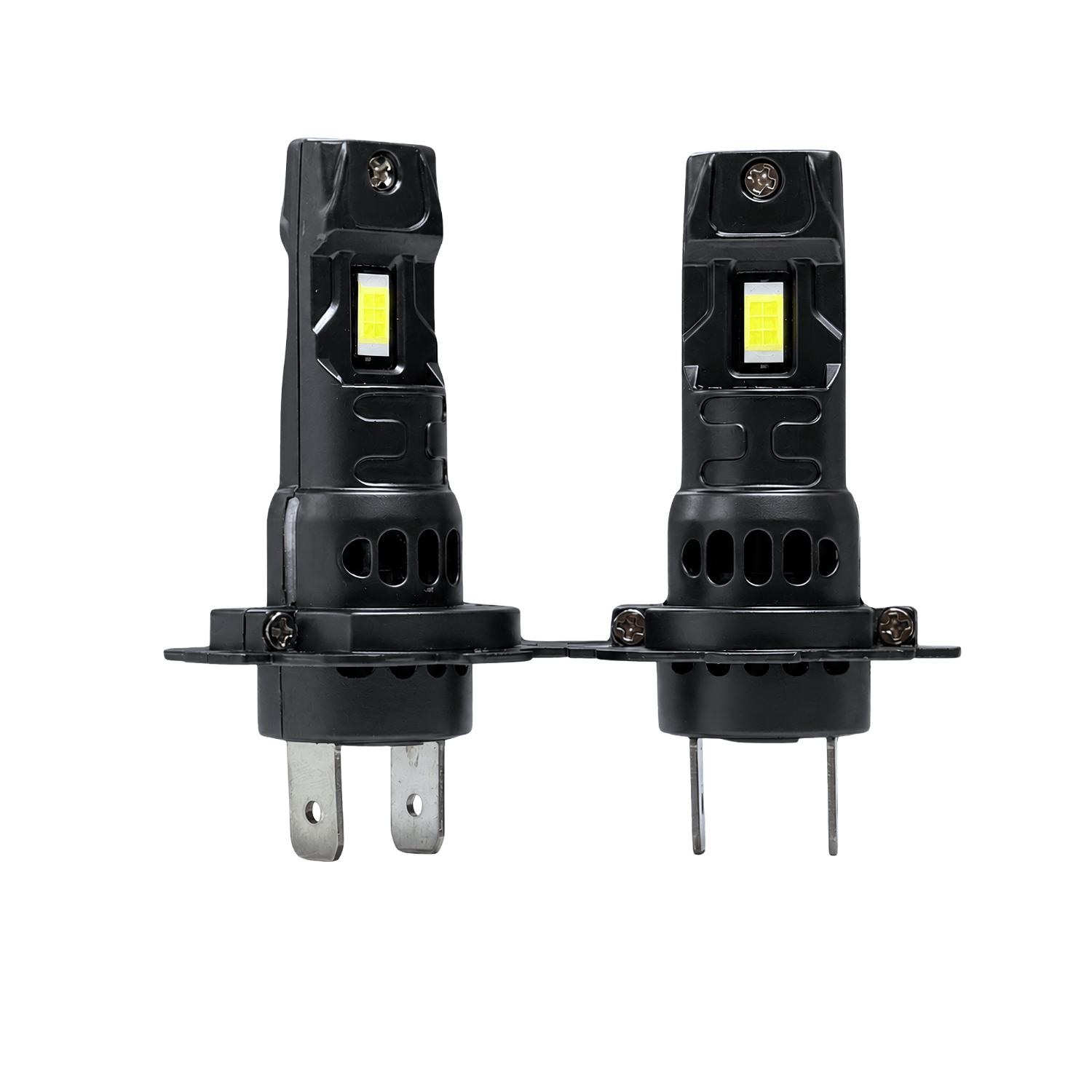 Set 2 Becuri Auto LED H7 6000K, CANBUS, pentru Faruri cu Lupă, Lumină Albă