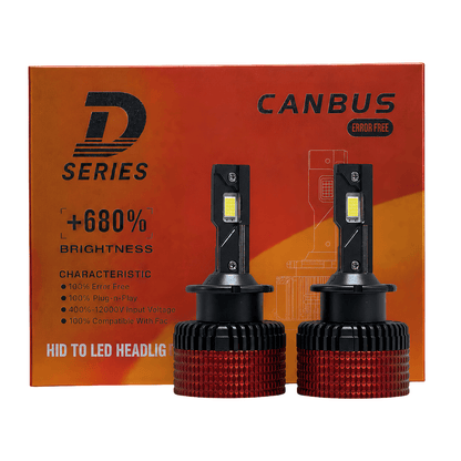 Set 2 Becuri D2S LED 6000K, CANBUS, Înlocuire Bec Xenon, 16000 lm