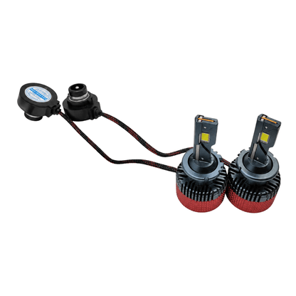 Set 2 Becuri D2S LED 6000K, CANBUS, Înlocuire Bec Xenon, 16000 lm