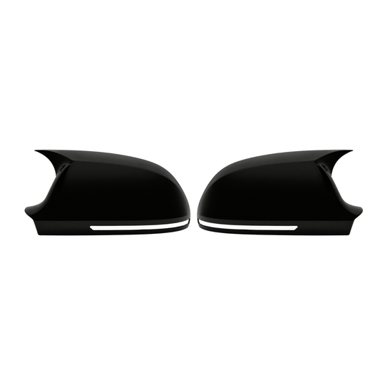 Set 2 Capace Oglinzi Batman Audi A3/A4/A5 B8, Negru Lucios