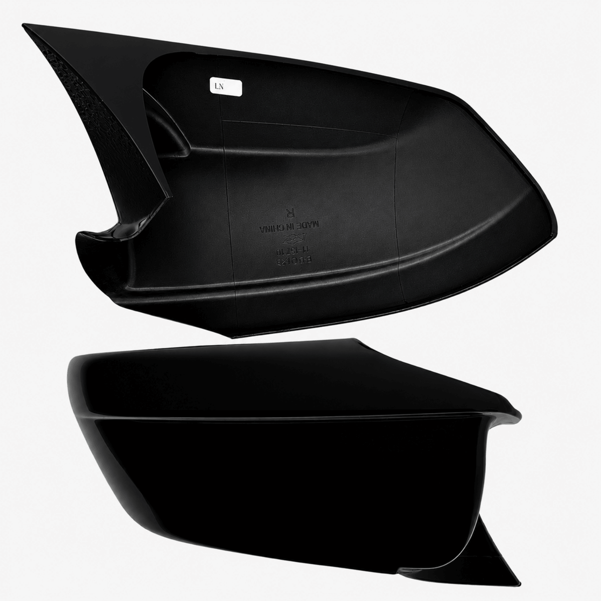 Set 2 Capace Oglinzi Batman BMW Seria 5 F10/F11 2010–2012, Negru Lucios