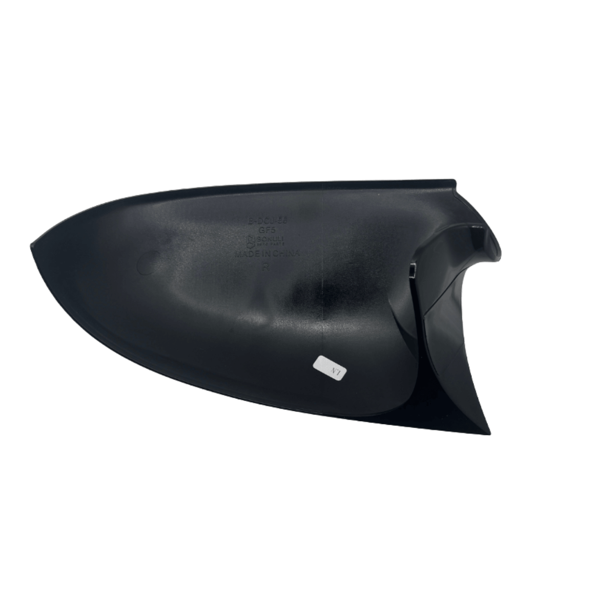 Set 2 Capace Oglinzi Batman VW Golf 5 MK5, Negru Lucios