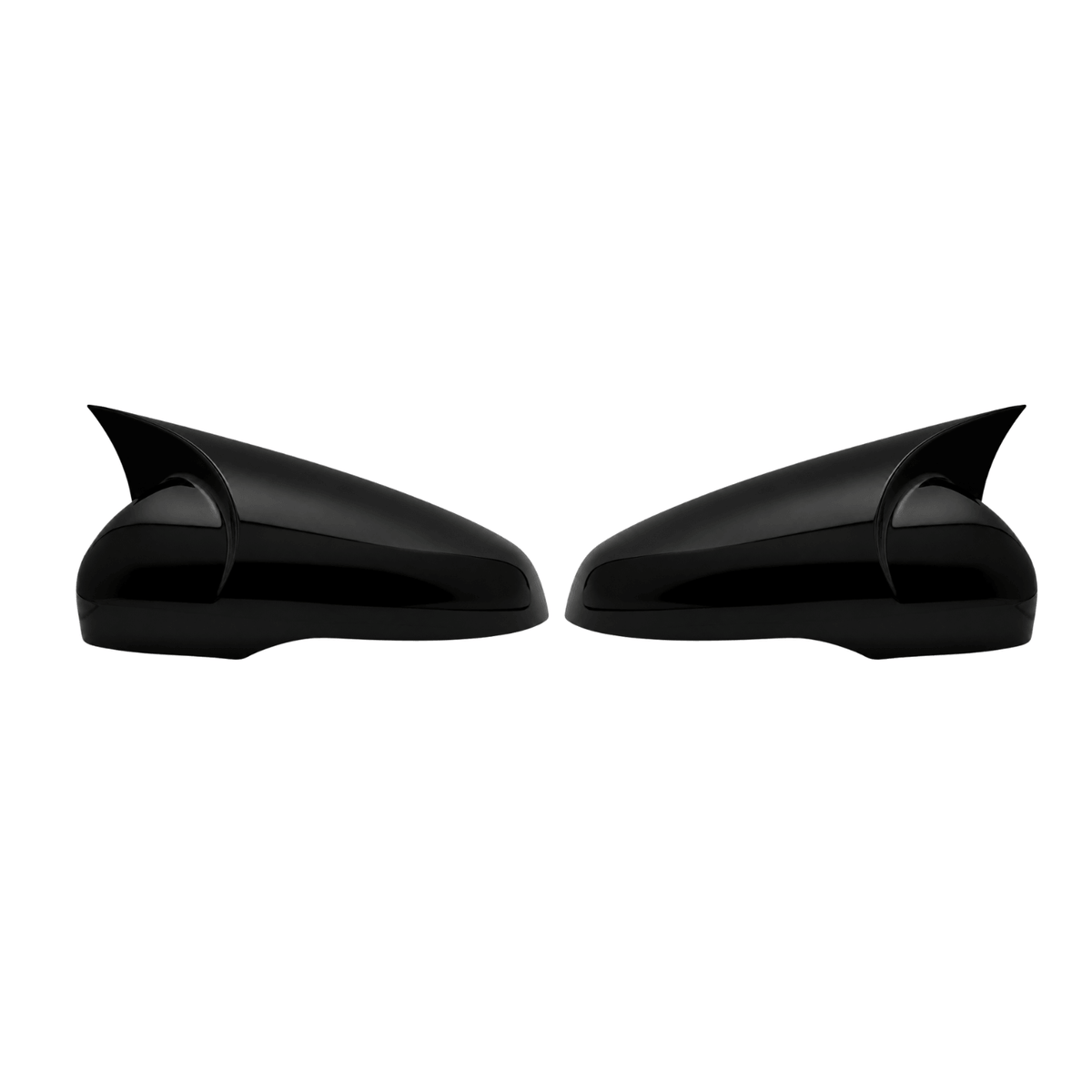 Set 2 Capace Oglinzi Batman VW Golf 6 MK6, Negru Lucios