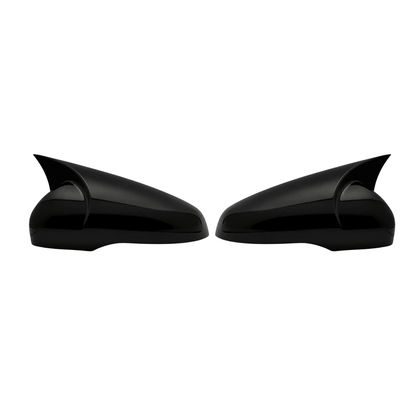 Set 2 Capace Oglinzi Batman VW Golf 6 MK6, Negru Lucios