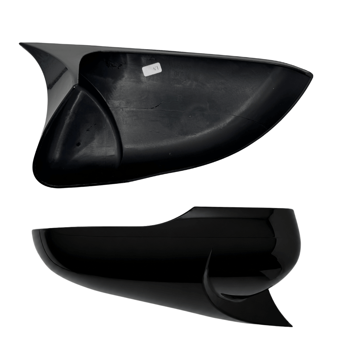 Set 2 Capace Oglinzi Batman VW Golf 6 MK6, Negru Lucios