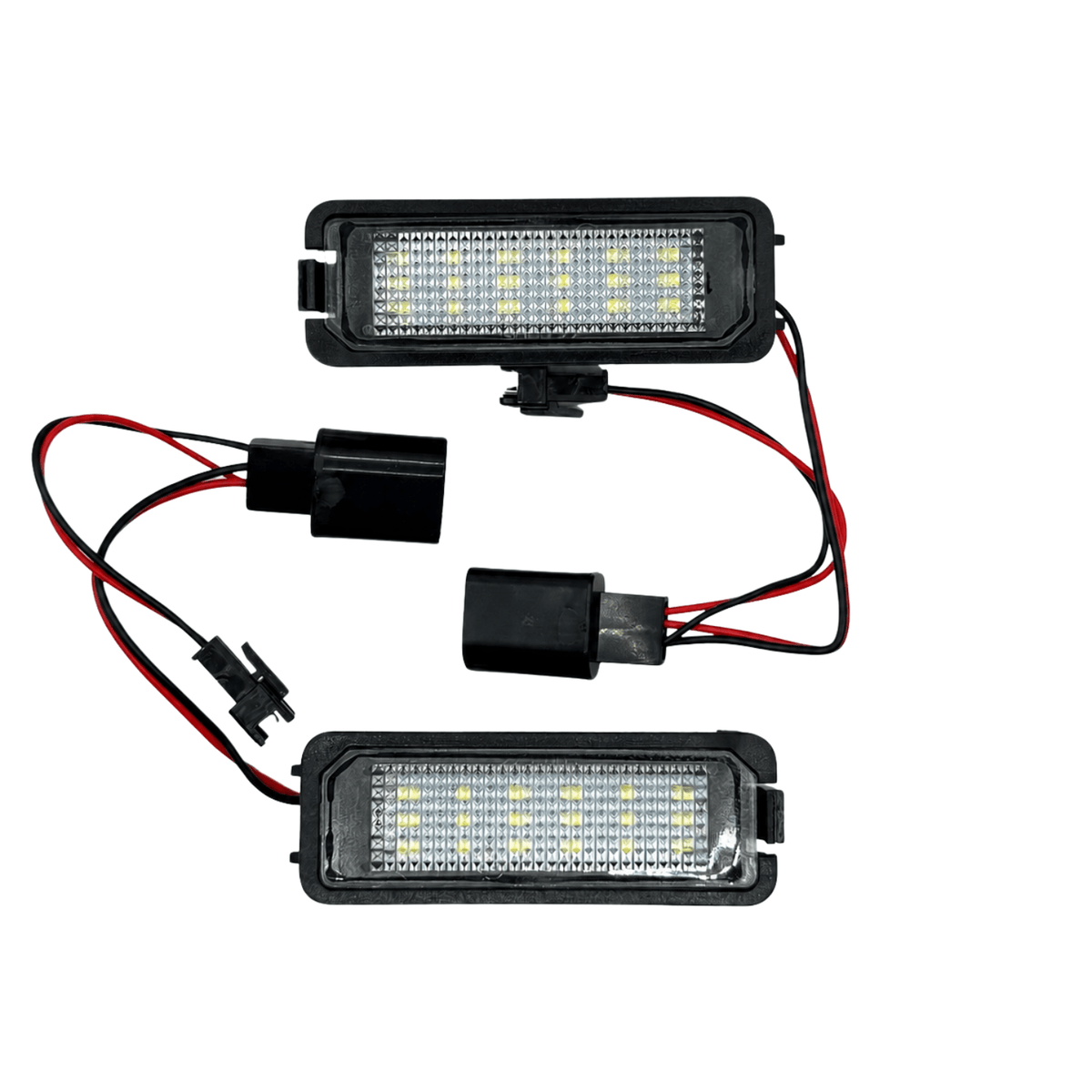 Set 2 Lămpi LED Număr Înmatriculare VW Golf, Passat, Skoda, Seat