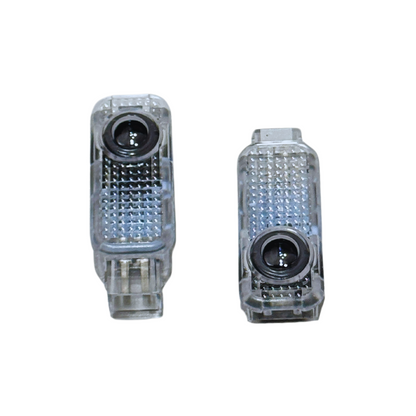 Set 2 Proiectoare Portiera LED Logo Audi Rosu A3, A4, A5, A6, A7, A8
