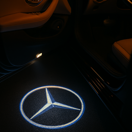 Set 2 Proiectoare Portiera LED Logo Mercedes