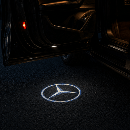 Set 2 Proiectoare Portiera LED Logo Mercedes C-Class W204