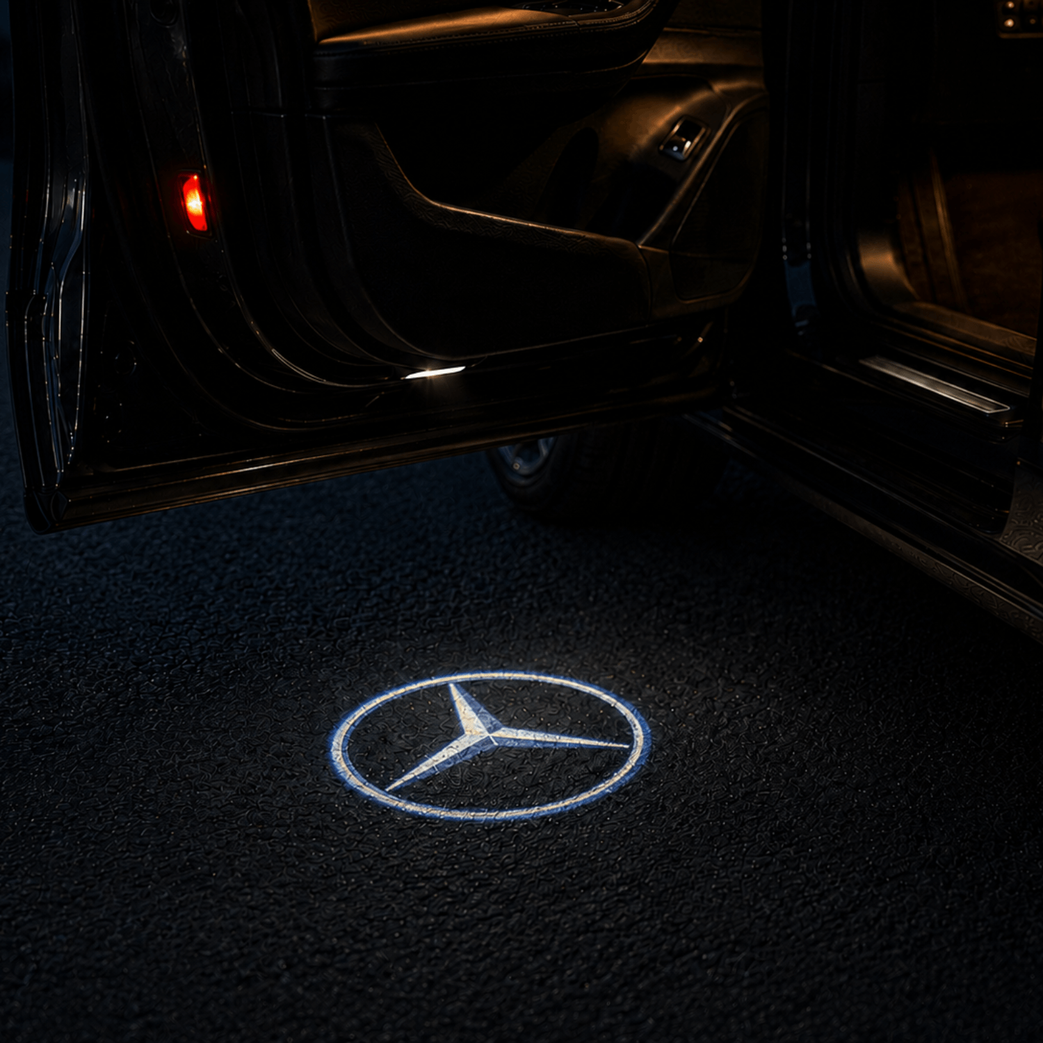 Set 2 Proiectoare Portiera LED Logo Mercedes S-Class, CL-Class, V-Class
