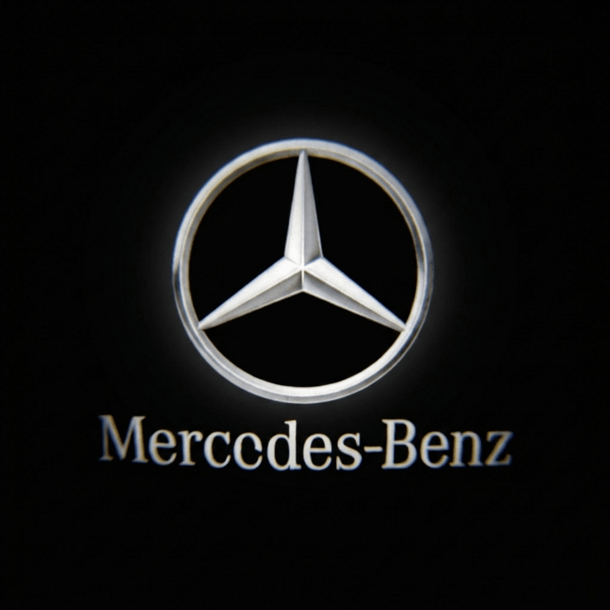 Set 2 Proiectoare Portiera LED Logo Mercedes Universale, Wireless