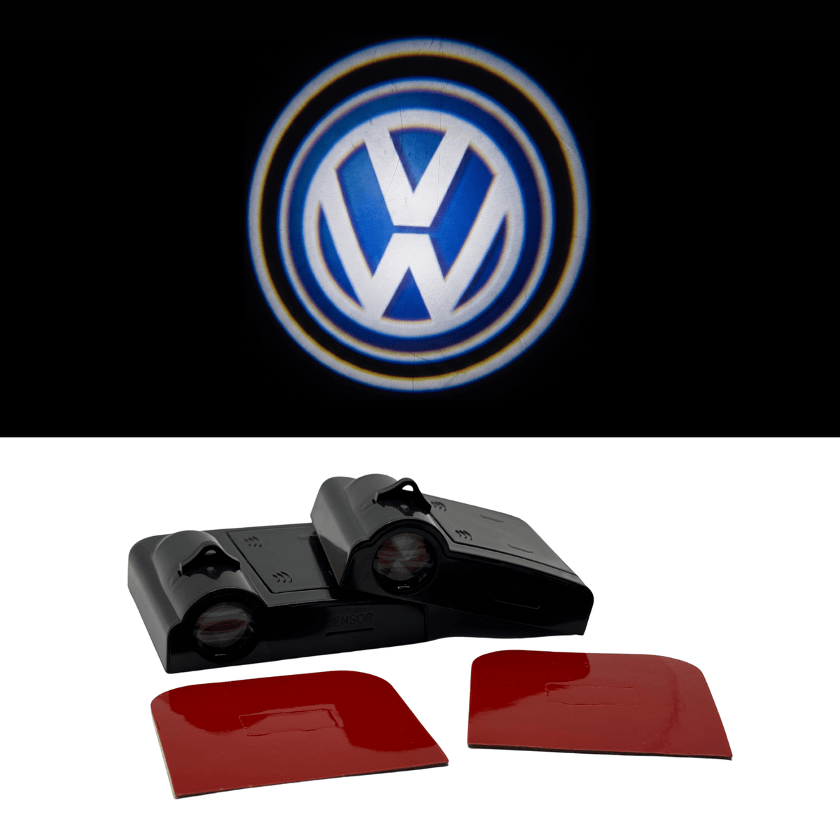 Set 2 Proiectoare Portiera LED Logo VW Universale, Wireless