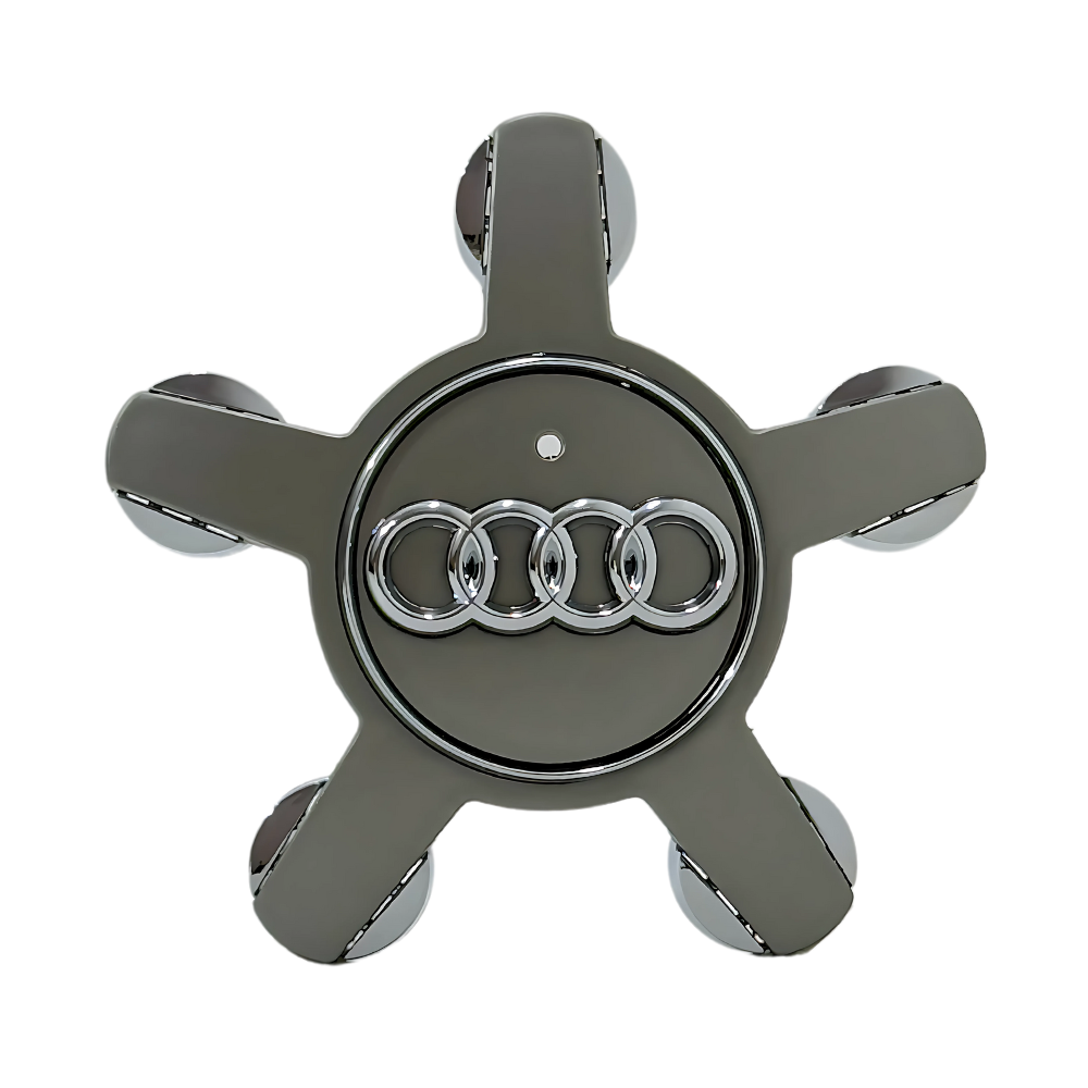 Set 4 Capace Jante Audi – 135mm, Gri, Tip Stea