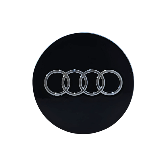 Set 4 Capace Jante Audi – 68mm, Negru