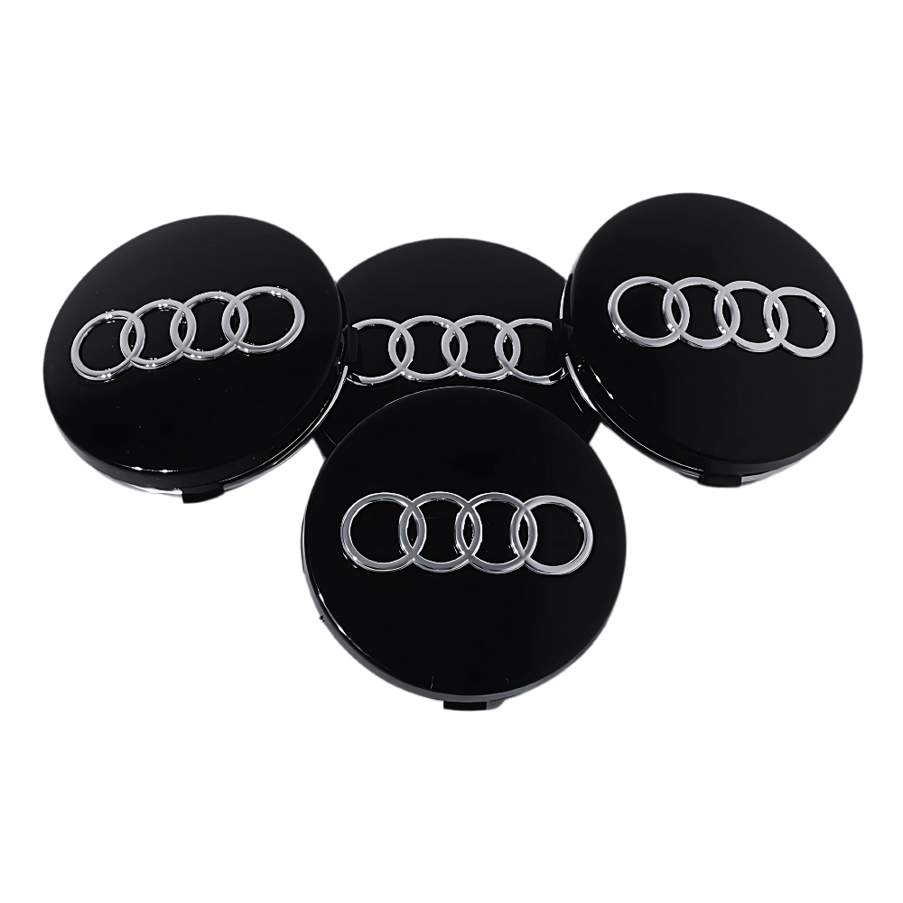 Set 4 Capace Jante Audi, Negru