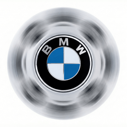 Set 4 Capace Jante BMW Rotative – 56mm, Albastru cu Alb