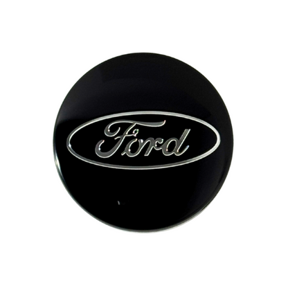 Set 4 Capace Jante Ford – 54mm, Negru