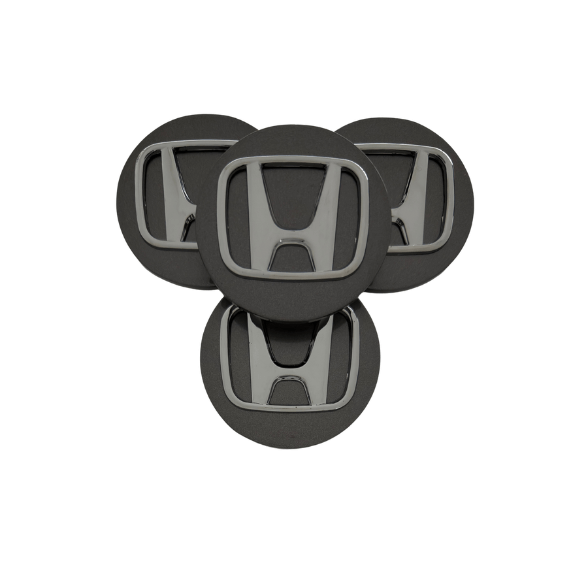 Set 4 Capace Jante Honda – 69mm, Gri