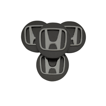 Set 4 Capace Jante Honda – 69mm, Gri