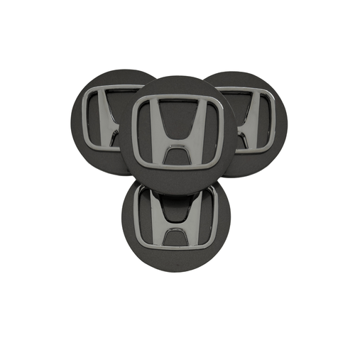 Set 4 Capace Jante Honda – 69mm, Gri