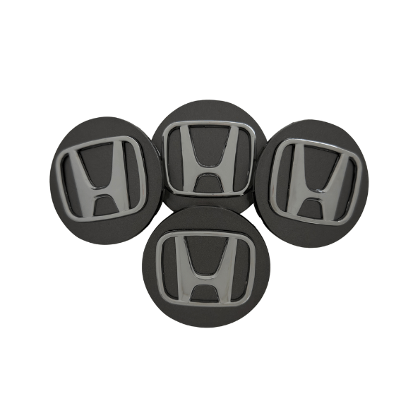 Set 4 Capace Jante Honda – 69mm, Gri