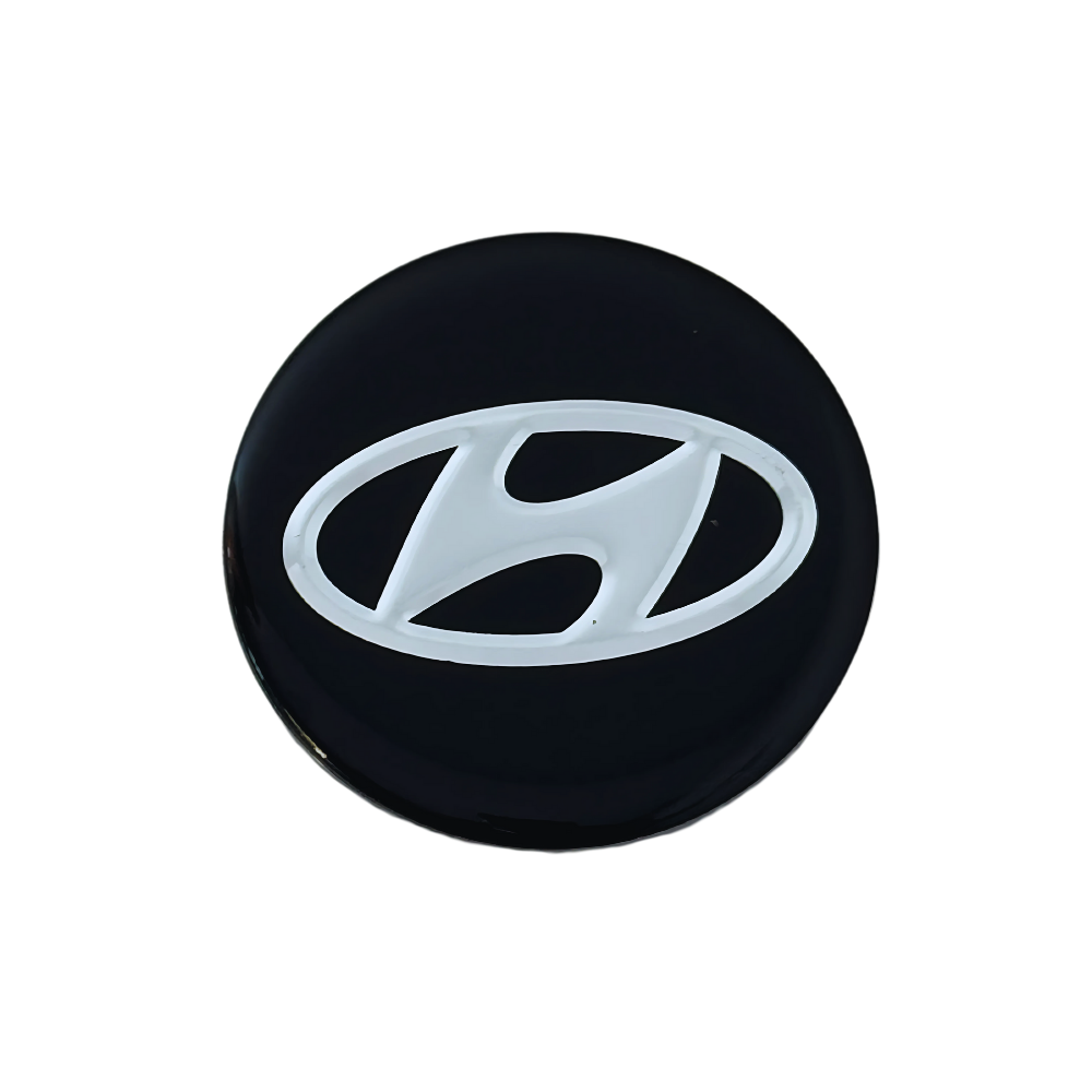 Set 4 Capace Jante Hyundai – 59mm, Negru
