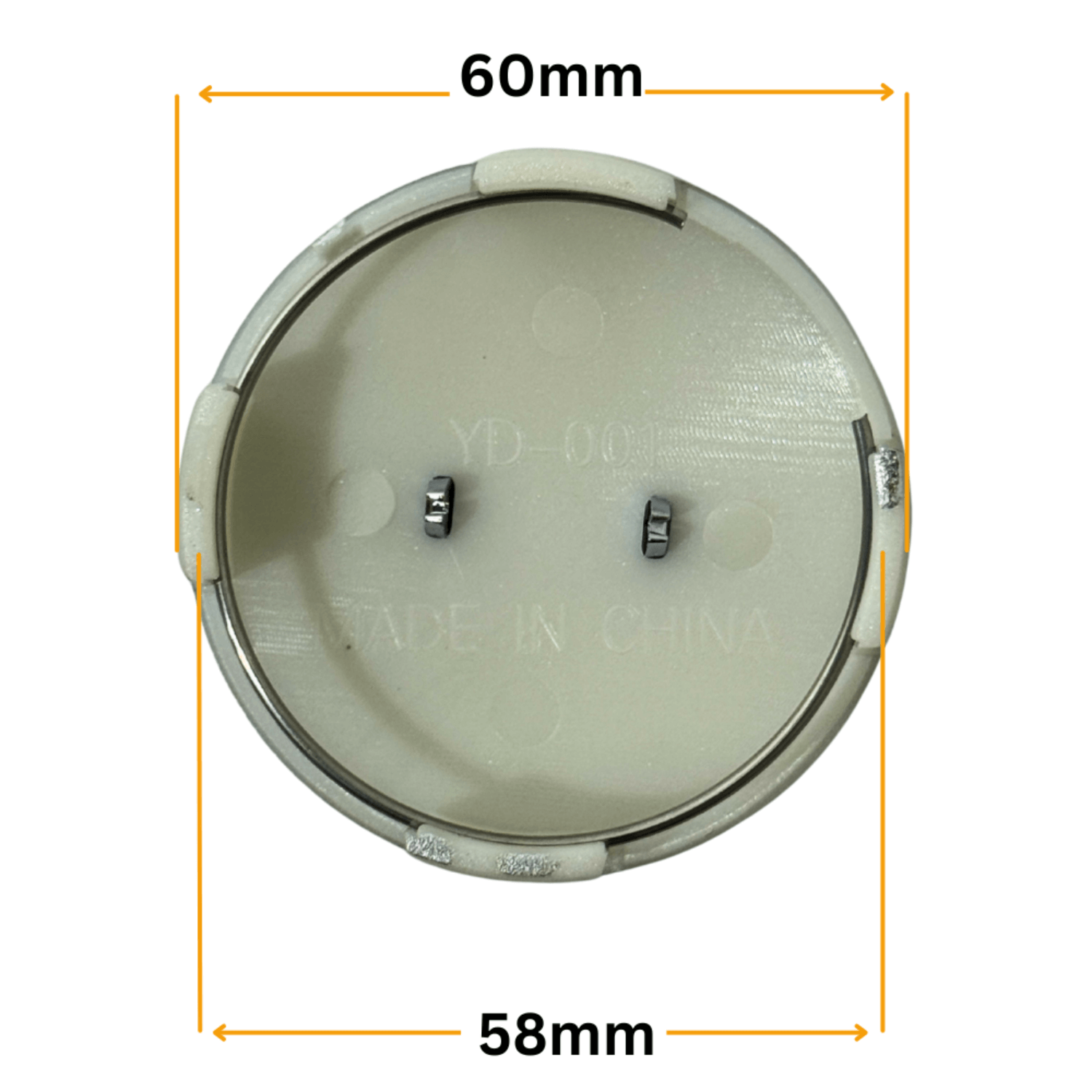 Set 4 Capace Jante Hyundai – 60mm, Gri