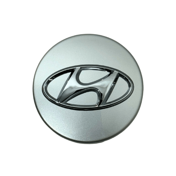 Set 4 Capace Jante Hyundai – 60mm, Gri