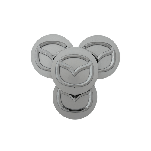 Set 4 Capace Jante Mazda – 56mm, Gri