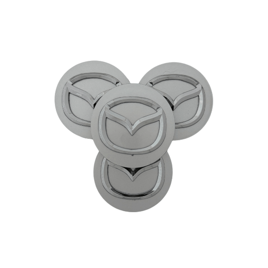 Set 4 Capace Jante Mazda – 56mm, Gri
