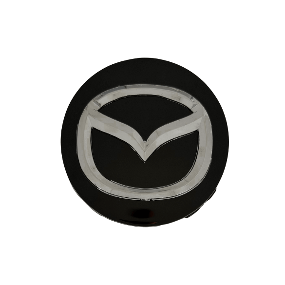 Set 4 Capace Jante Mazda – 56mm, Negru