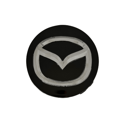 Set 4 Capace Jante Mazda – 56mm, Negru