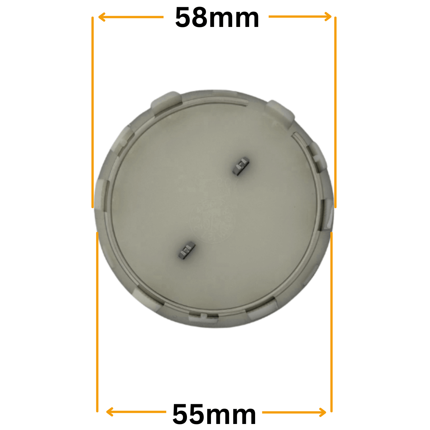 Set 4 Capace Jante Opel – 58mm, Gri
