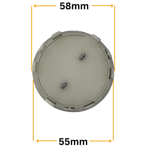 Set 4 Capace Jante Opel – 58mm, Gri