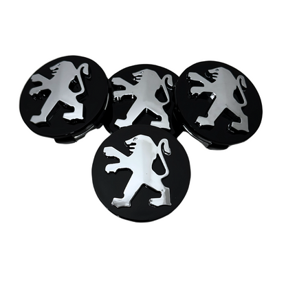 Set 4 Capace Jante Peugeot – 60mm
