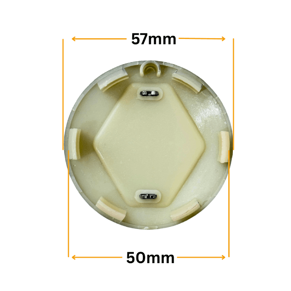 Set 4 Capace Jante Renault – 57mm, Gri