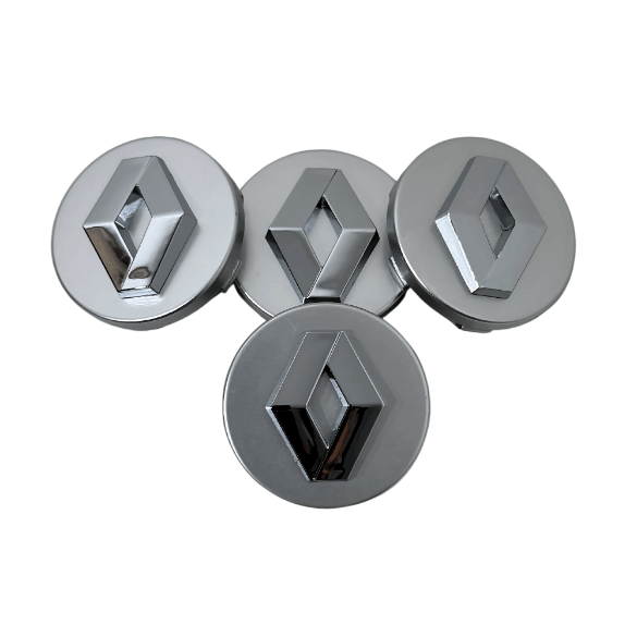 Set 4 Capace Jante Renault – 57mm, Gri