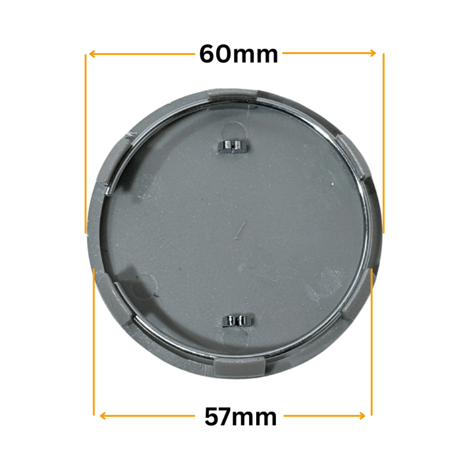 Set 4 Capace Jante Renault – 60mm, Gri