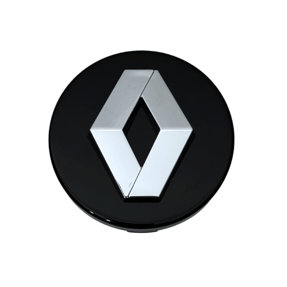 Set 4 Capace Jante Renault – 60mm, Negru