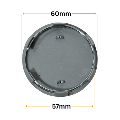 Set 4 Capace Jante Renault Gri